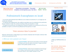 Tablet Screenshot of francophones-israel.com